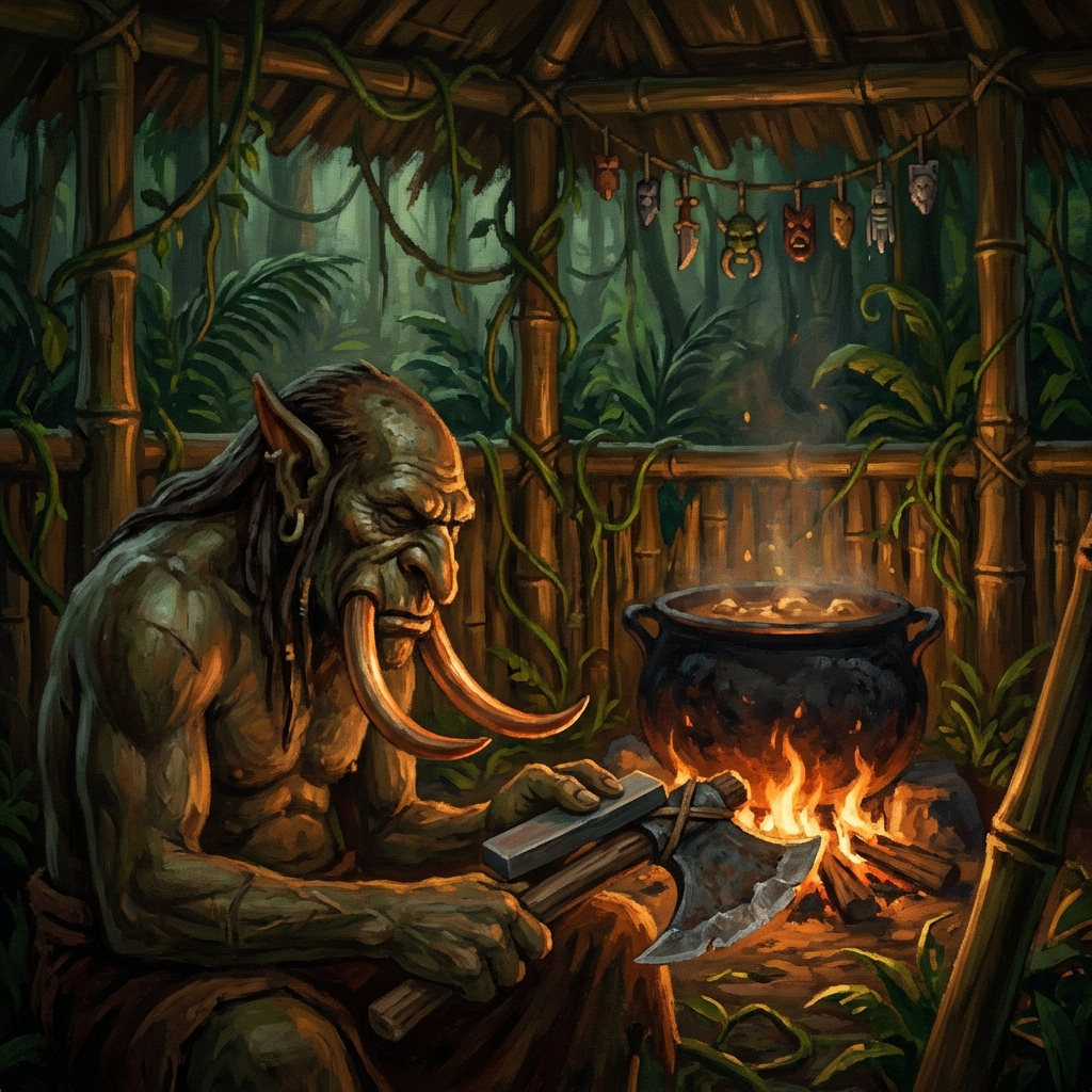 Troll Axethrower at home