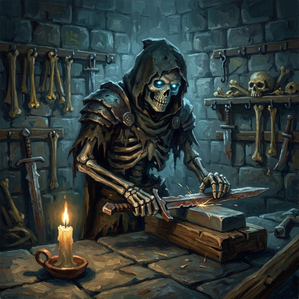 Skeleton Warrior at home