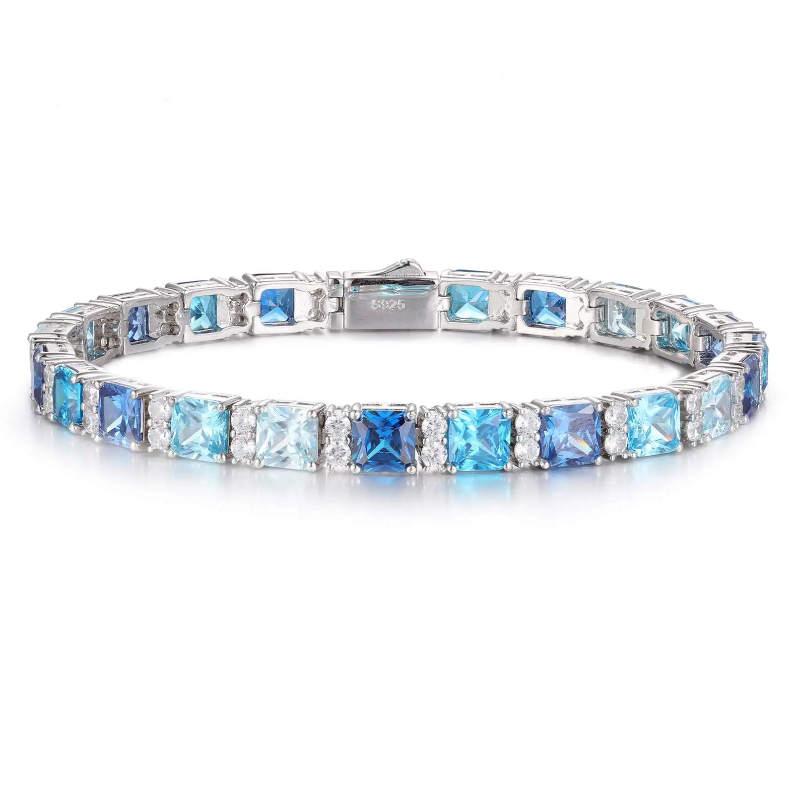 Iced Out 3mm VVS Moissanite Tennis Bracelet 925 Silver